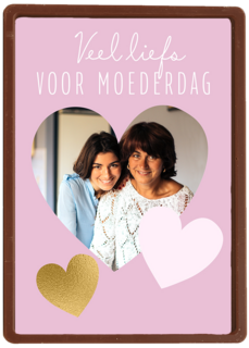 moederdag fotokaart veel liefs voor moederdag