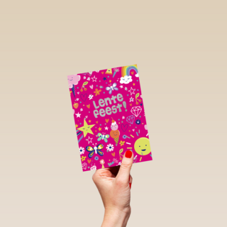 Lentefeest vrolijk roze