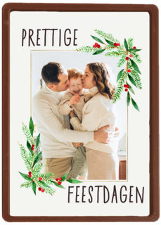 Kerstkaart foto klassiek kader