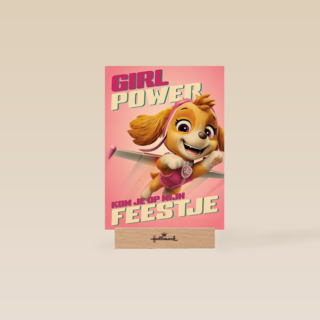 Paw Patrol Girl Power Uitnodiging