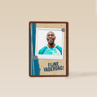 Vaderdagkaart Polaroidfoto
