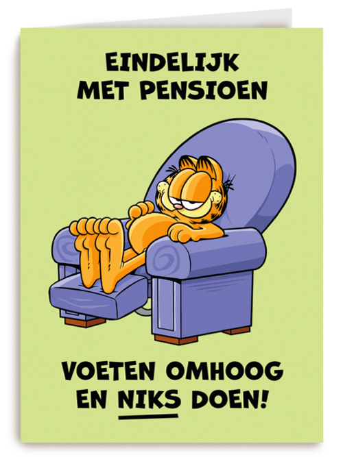 Garfield met pensioen