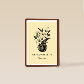 een mooie bos bloemen voor een mooie jarige