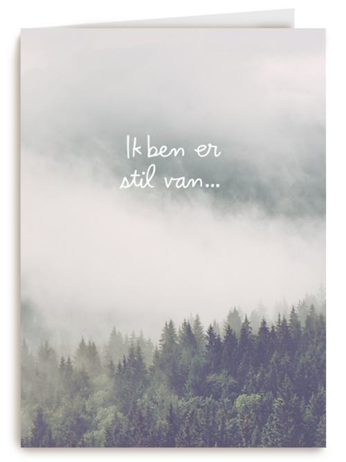 Ik ben er stil van