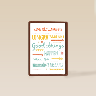 good things happen when you follow your dreams