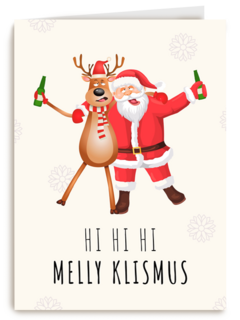 hi hi hi melly klismus met de kerstman