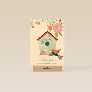 samenwonen kaart vogelhuisje