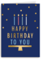verjaardag kaart man stijlvol happy birthday to you