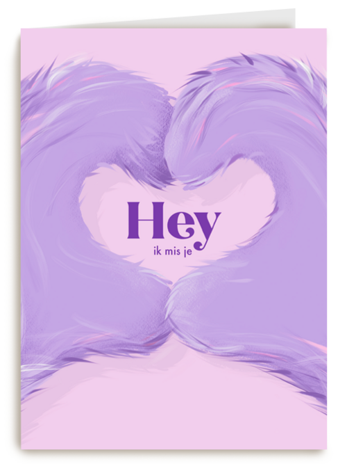 Ik mis je Fluffy Hands