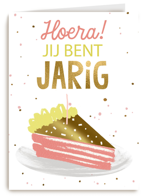 hoera taart jij bent jarig