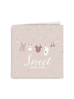 geboorte dochter waslijn babykleertjes