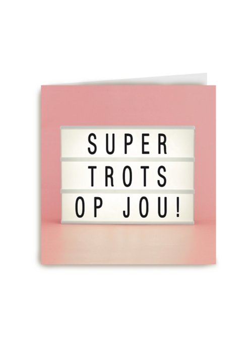 lightbox kaart super trots op jou vrouw