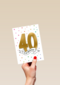 Verjaardagskaart 40 en de allerliefste