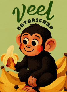 Beterschap Aap Met Bananen