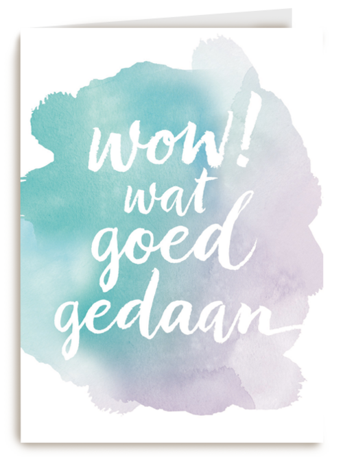 watercolor wow wat goed gedaan