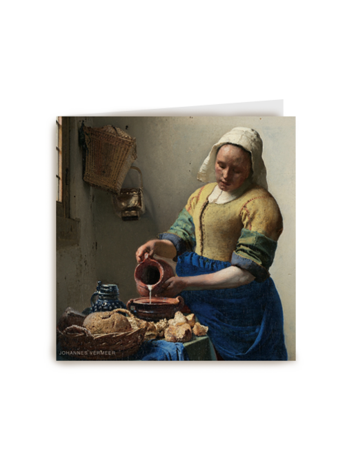 studio art blanco melkmeisje schilderij