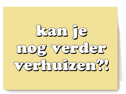 emigratie kaart kan je nog verder verhuizen