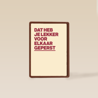 &C Dat heb je lekker voor elkaar geperst