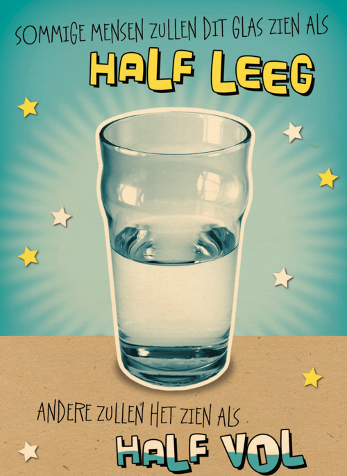 half vol half leeg