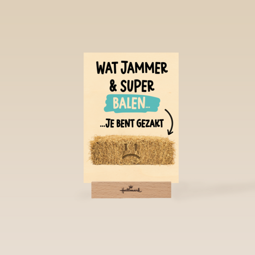 gezakt kaart balen