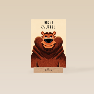 kaart dikke knuffel beer folio