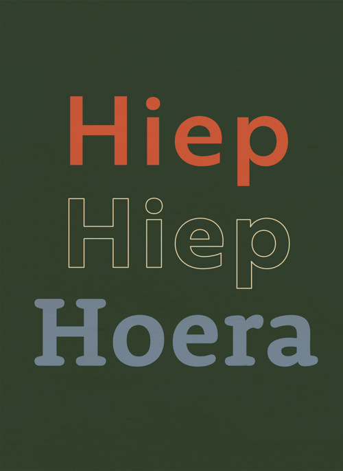 Hiep Hiep Hoera Groen