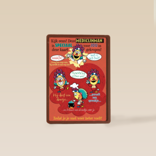 medicijnman speciaal voor jou kaart