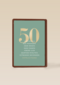 Verjaardagskaart 50 600 maanden