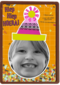 verjaardag kaart kids meisje feestmuts