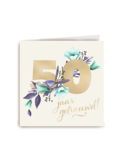 50 jaar getrouwd jubileumkaart