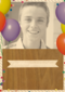 fotokaart gefeliciteerd met je verjaardag ballonnen