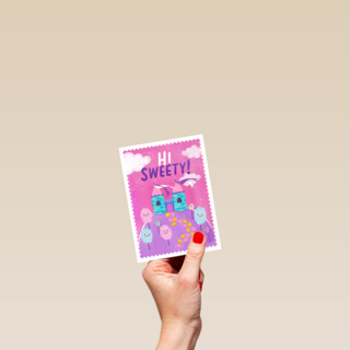 Kinderpostzegels - Hi sweety!