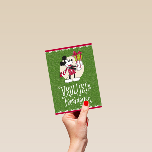 Mickey vrolijke feestdagen