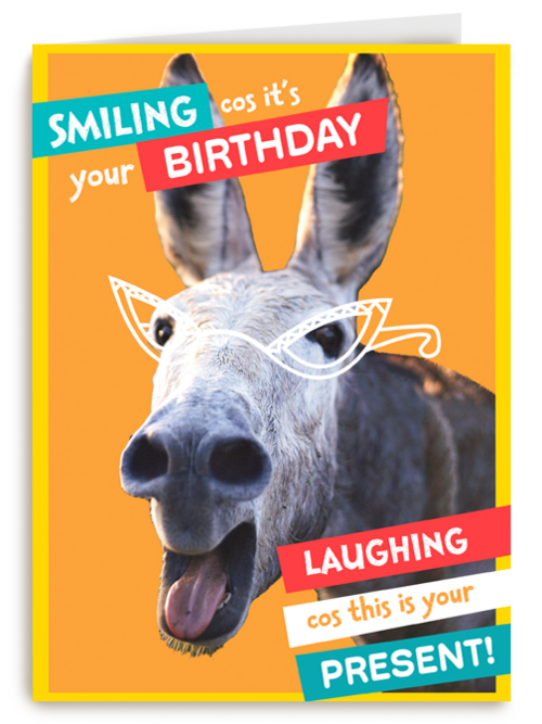 Smiling cos its your birthday