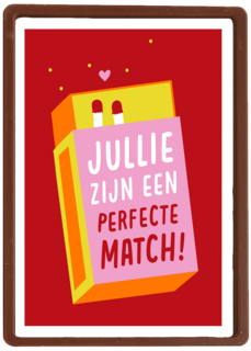 Liefdjeskaart jullie zijn een perfecte match