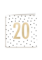 gouden 20 met stippen