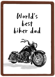 vaderdag kaart motorfiets