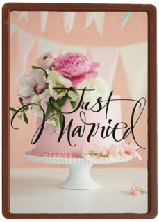 just married getrouwd