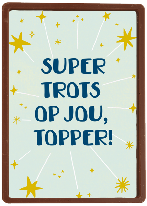 Geslaagdkaart supertrots op jou kanjer