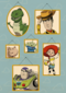 Rijksmuseum X ToyStory kaart met lijstjes
