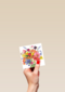 Kaart flowers by Marjolein Bastin Boeket bloemen blanco