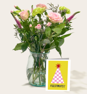 Brievenbus Bloemen Pink Touch