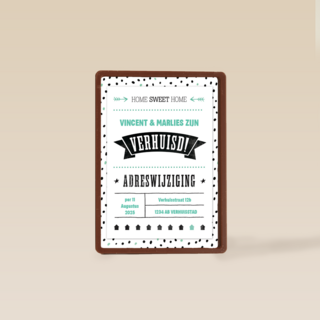 verhuisbericht nieuw huis verhuisd adreswijziging