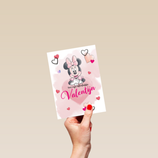 Minnie Mouse Valentijnskaart