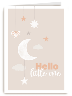 Maan en sterren hello little one