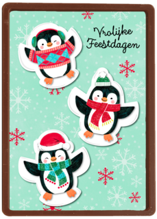 Vrolijke feestdagen pinguins