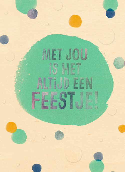vaderdag kaart klassiek met jou is het altijd een feestje