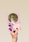 Minnie Mouse Hiep Hoera Fotokaart