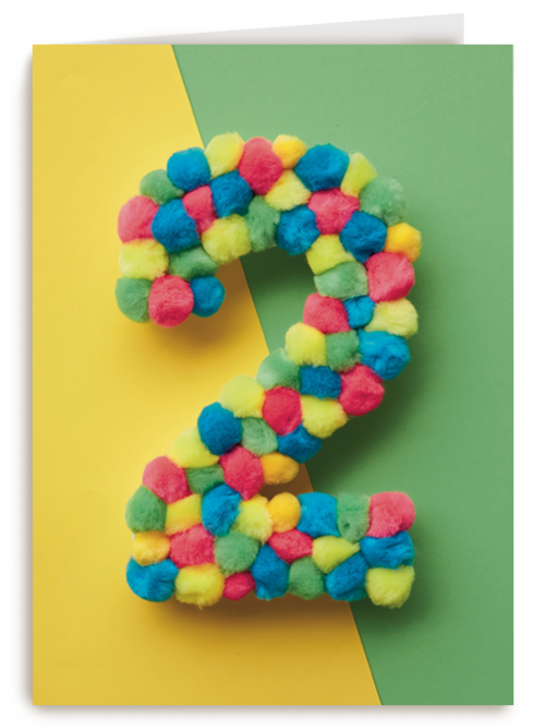 prodo design confetti bolletjes 2 jaar