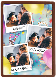 verjaardag kaart foto geniet van jouw verjaardag